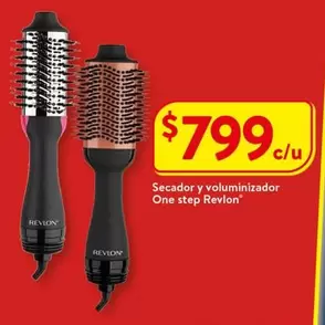 Oferta de Revlon - Secador Y Voluminizador One Step por $799 en Walmart