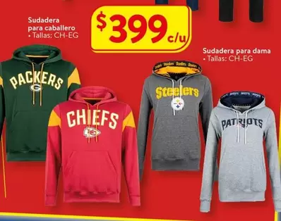 Oferta de Steelers - Sudadera Para Caballero por $399 en Walmart