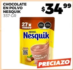 Oferta de Chocolate En Polvo por $34.99 en Merco