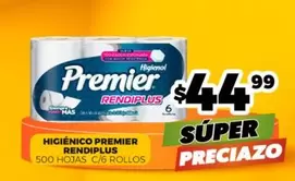 Oferta de Higiénico Rendiplus por $44.99 en Merco