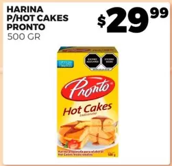 Oferta de Harina P/Hot Cakes por $29.99 en Merco