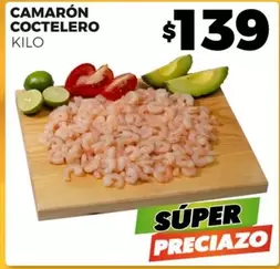 Oferta de Camaron Coctelero por $139 en Merco