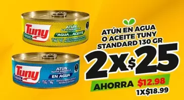 Oferta de Atun En Agua O Aceite por $18.99 en Merco