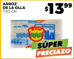 Oferta de Arroz por $13.99 en Merco