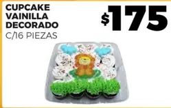 Oferta de Cupcake Vainilla Decorado por $175 en Merco