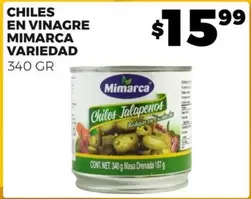 Oferta de Chiles En Vinagre por $15.99 en Merco