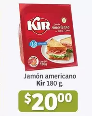 Oferta de Americano - Kir - Jamón por $20 en Soriana Híper