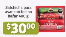 Oferta de Bafar - Salchicha Para Asar Con Tocino por $30 en Soriana Híper