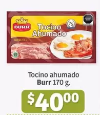 Oferta de Burr - Tocino Ahumado por $40 en Soriana Híper