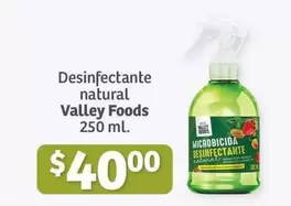 Oferta de Natural - Valley - Desinfectante  Foods por $40 en Soriana Híper