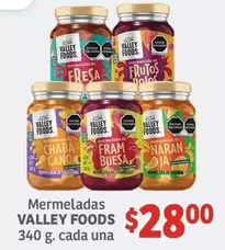 Oferta de Valley Foods - Mermeladas por $28 en Soriana Híper