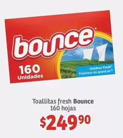 Oferta de Fresh - bounce - Toallitas por $249.9 en Soriana Híper