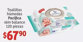 Oferta de Balance - Pacifica - Toallitas Húmedas Skin por $67.9 en Soriana Híper