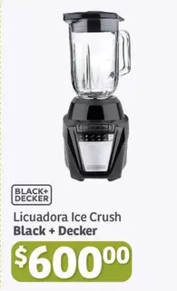 Oferta de Black - Licuadora Ice Crush  + Decker por $600 en Soriana Híper