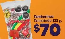 Oferta de Tamborines Tamarindo por $70 en Soriana Híper