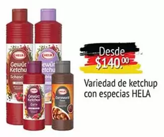 Oferta de Hela - Variedad De Ketchup Con Especias por $140 en Fresko