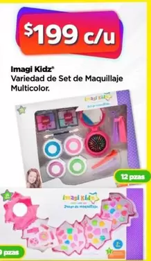 Oferta de Imagi Kidz Variedad De Set De Maquillaje Multicolor por $199 en Bodega Aurrera