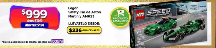 Oferta de Aston Martin - Apple - Lego Star Wars and APR32 por $999 en Bodega Aurrera