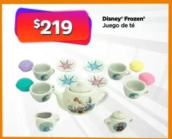 Oferta de Disney -  Frozen Juego De Té por $219 en Bodega Aurrera