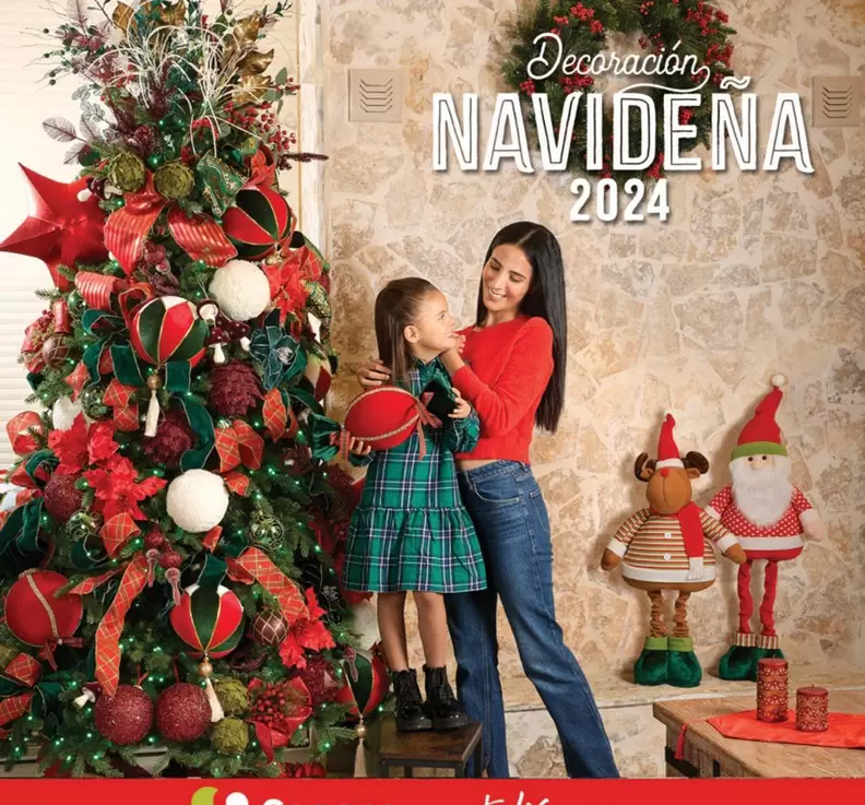 Oferta de Decoracion Navidena 2024 en Soriana Híper