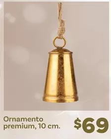 Oferta de Premium - Ornamento , 10 Cm. por $69 en Soriana Híper