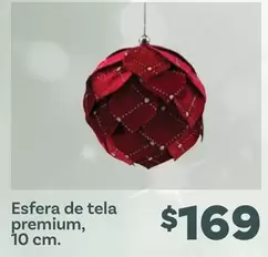 Oferta de Esfera De Tela Premium, 10 Cm. por $169 en Soriana Híper