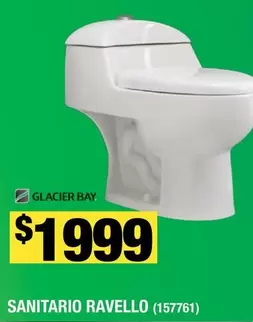 Oferta de Glacier Bay - Sanitario Ravello por $1999 en The Home Depot