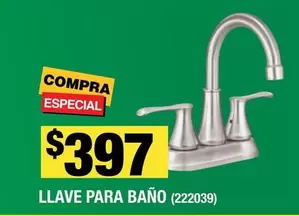 Oferta de Llave Para Baño por $397 en The Home Depot