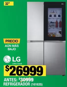 Oferta de LG - Refrigerador por $26999 en The Home Depot