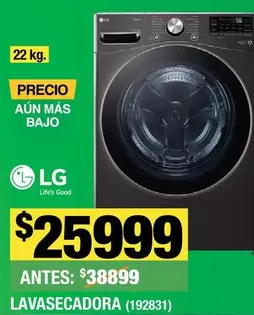 Oferta de LG - Lavasecadora por $25999 en The Home Depot