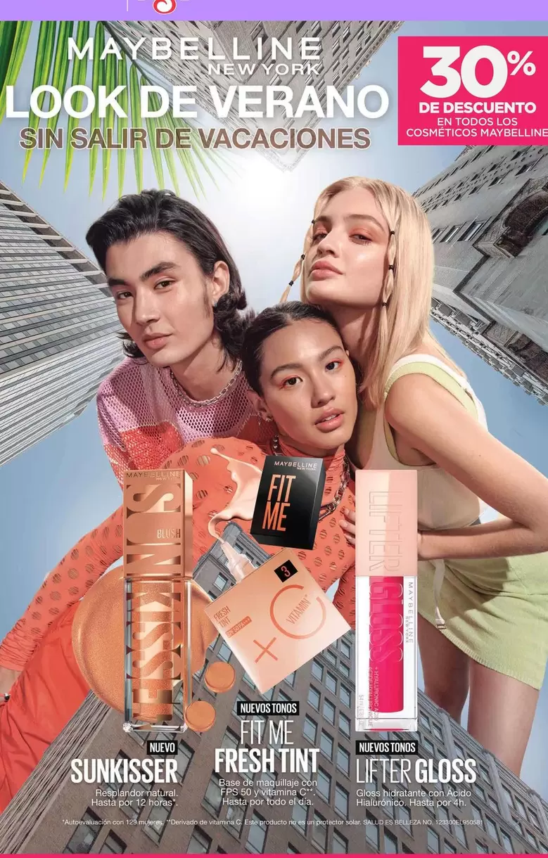 Oferta de Maybelline - En Todos Los Productos De Vacaciones en Del Sol