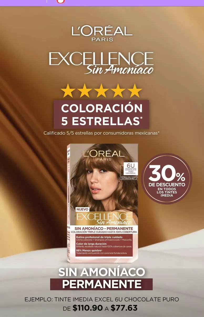 Oferta de L'Oréal - Linea en Woolworth