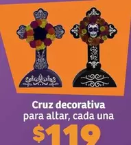 Oferta de Una - Cruz Decorativa Para Altar, Cada Una por $119 en Soriana Híper