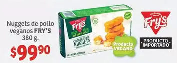 Oferta de Style - Fry's - Nuggets De Pollo Veganos por $99.9 en Soriana Híper