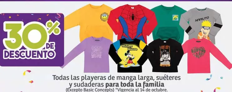 Oferta de Energy - Todas Las Playeras De Manga Larga, Suéteres Y Sudaderas Para Toda La Familia en Soriana Híper