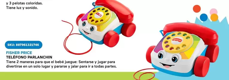 Oferta de Fisher Price - Telefono Paralanchin en Del Sol