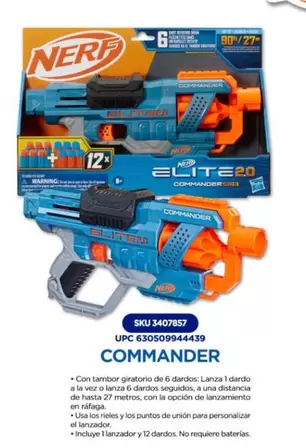 Oferta de Nerf - Commander en Del Sol