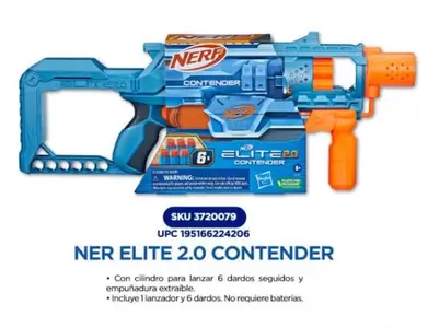 Oferta de Elite - Nerf  2.0 contender en Del Sol