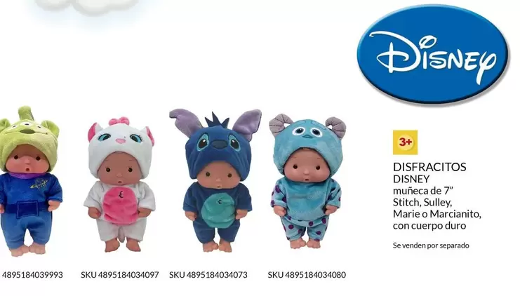 Oferta de Disney - Disfracitos en Woolworth