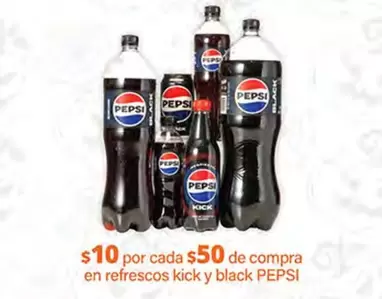 Oferta de Pepsi - Refrescos Kick Y Black en La Comer