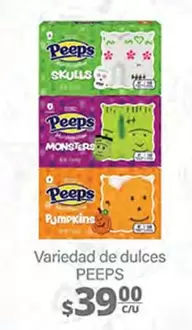 Oferta de Peeps - Variedad De Dulces por $39 en La Comer