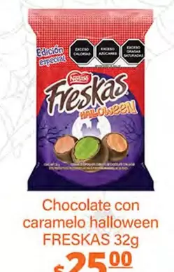 Oferta de Freskas - Chocolate Con Caramelo Halloween por $25 en La Comer