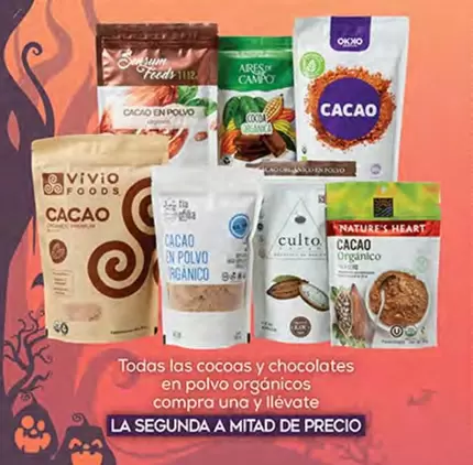 Oferta de Cocoas Y Chocolates En Polvo Organicos en Fresko