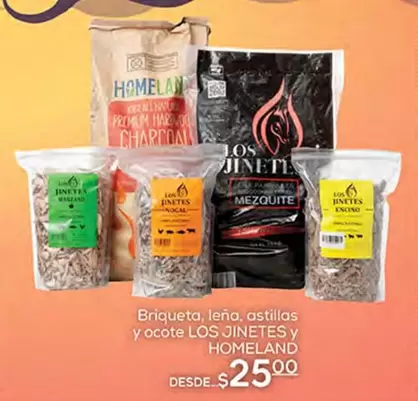 Oferta de  Los Jinetes Y Homeland - Briqueta, Leña, Astillas Y Ocote por $25 en Fresko