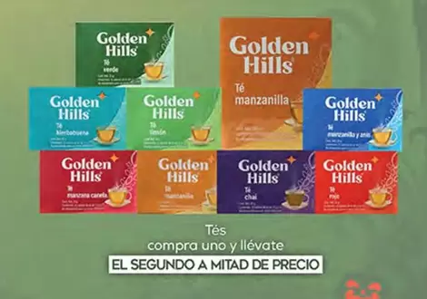 Oferta de Golden Hills - Tés en Fresko