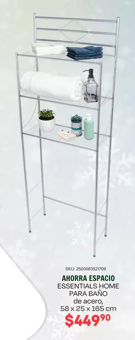 Oferta de Essentials Home - Amora Espago Essential Esmalte Home Para Baño por $449.9 en Del Sol