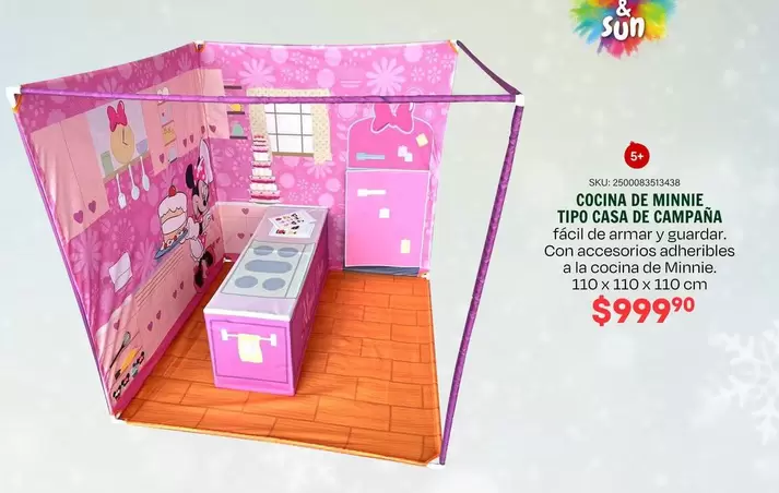 Oferta de Gocina De Minnie Tipo Casa De Campana por $999.9 en Woolworth