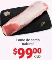 Oferta de Natural - Lomo De Cerdo por $99 en Soriana Híper