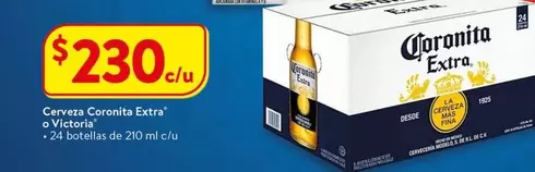 Oferta de Coronita - Cerveza Coronata Extra por $230 en Walmart