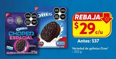 Oferta de Oreo - Galletas por $29 en Walmart